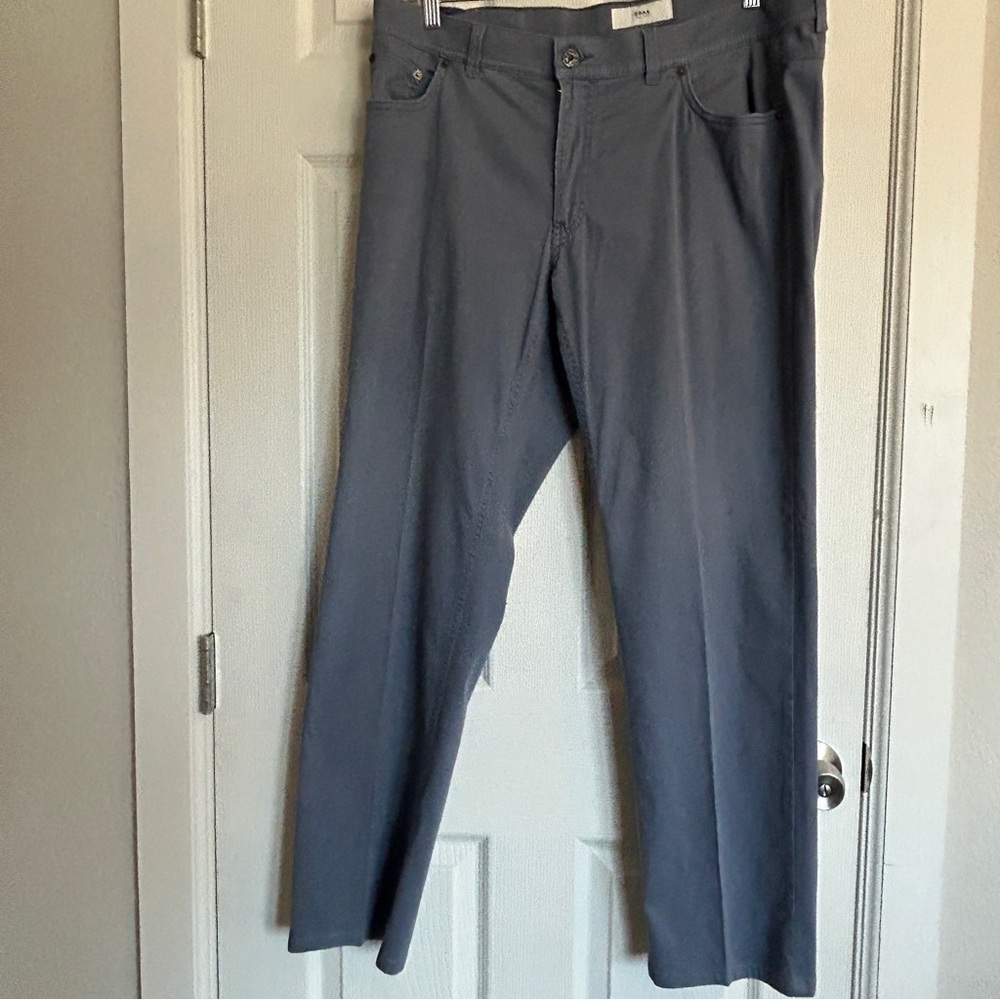 Brax Slate Blue Casual Pants, Mens‎ Size 38x34